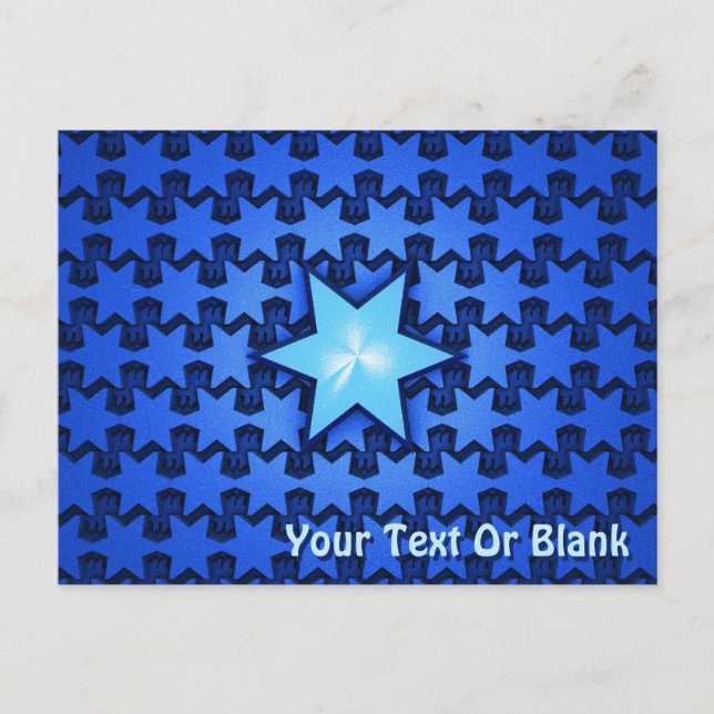 Center Star Postkarte (Vorderseite)