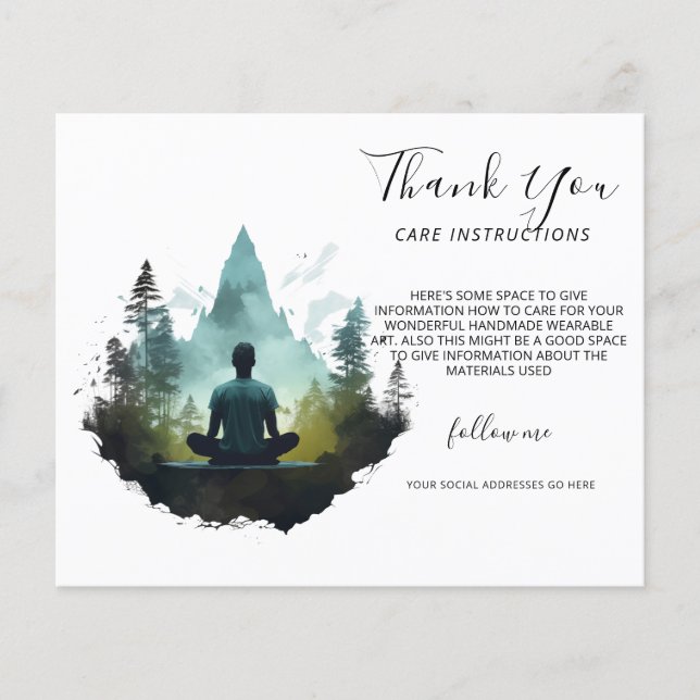 Center Within | Waldmeditation Flyer (Vorne)