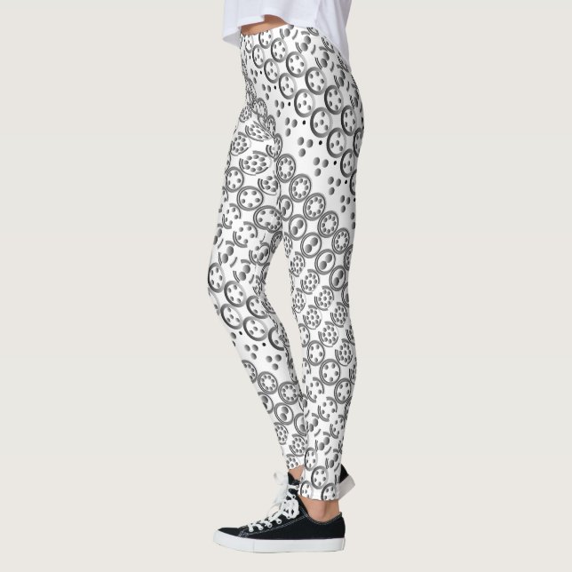 Centesimal 10 Digit Pi von Kenneth Yoncich Leggings (Links)