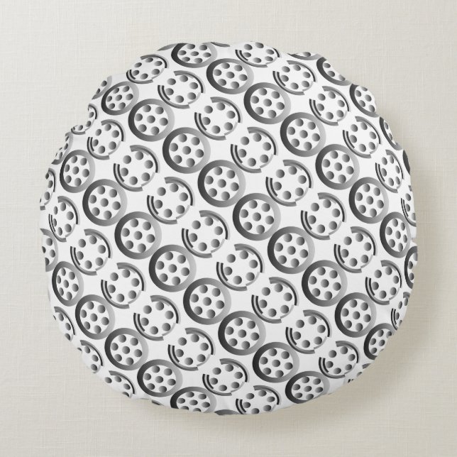 Centesimal 1776 von Kenneth Yoncich Rundes Kissen (Vorderseite)