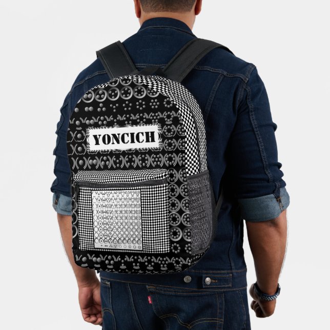 Centesimal Number Chart Ls by Kenneth Yoncich Bedruckter Rucksack (Insitu (Modell))