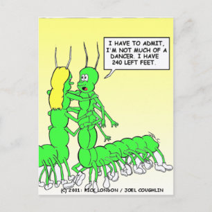 Centipede Dancing Funny T-Shirts, Geschenke & Samm Postkarte
