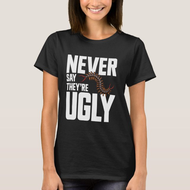 Centipede Lover Entomologe Insektenfutter Riesenpf T-Shirt (Vorderseite)