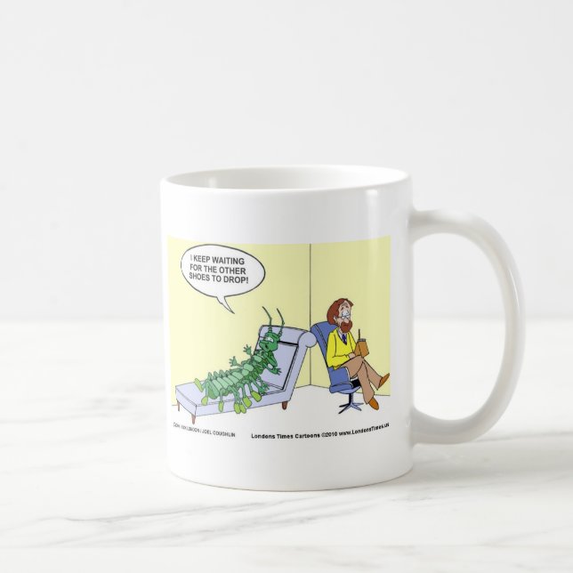 Centipede Psychiatrie Funny Cards Tasse und Gesche (Rechts)