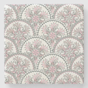 Centle Vintages Muster Steinuntersetzer