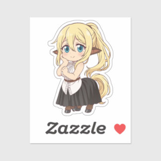 Centorea Shianus Chibi-Monster-Mädchen Aufkleber