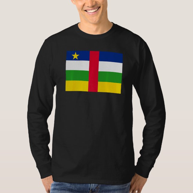 CENTRAL AFRICAN REPUBLIC FLAG BANGUI T-Shirt (Vorderseite)