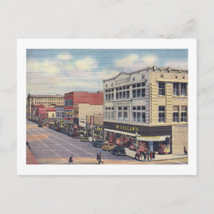Central Ave., Albuquerque, New Mexico Vintage Postkarte