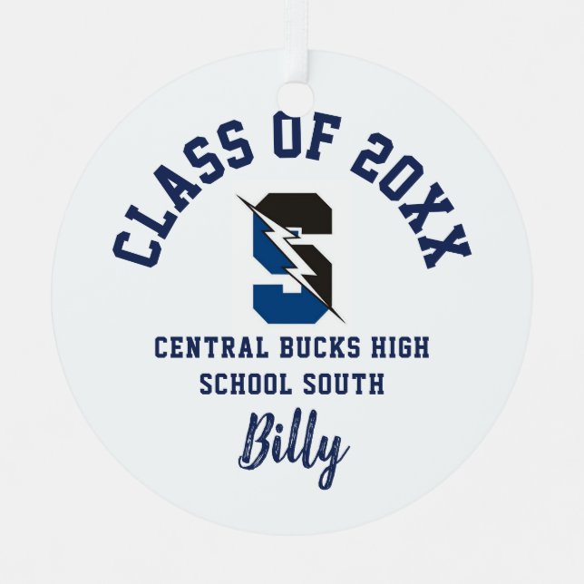 Central Bucks South Ornament Christmas Holiday (Vorderseite)