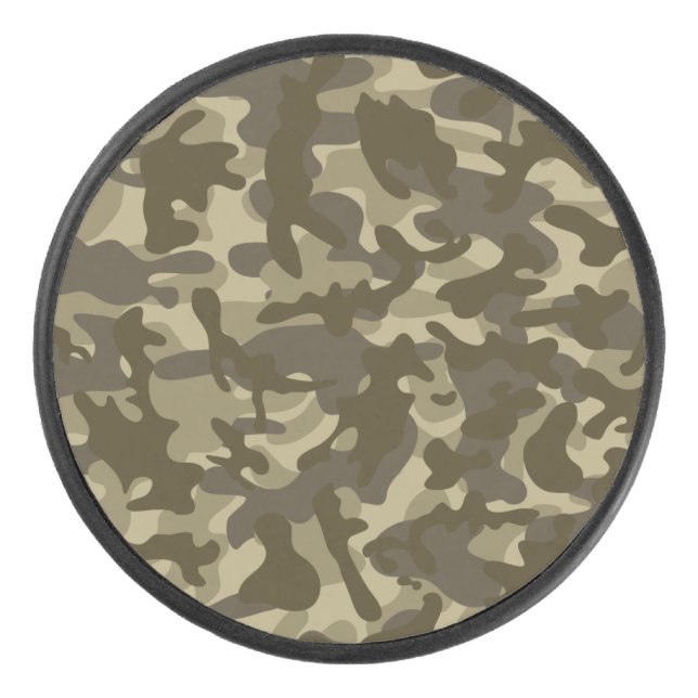 Central Camouflage Eishockey Puck (Vorderseite)