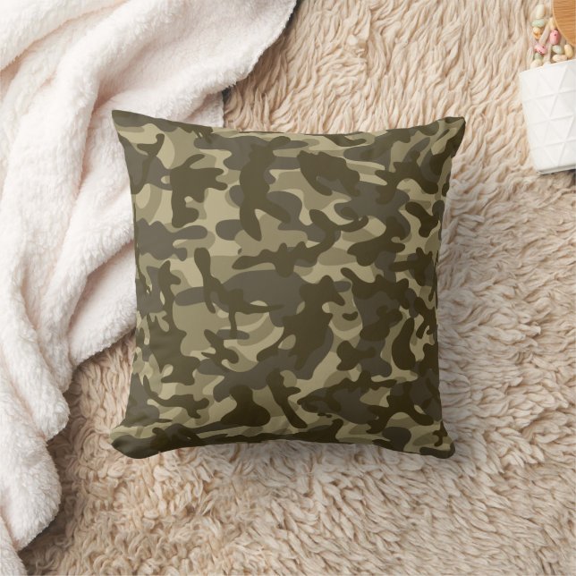 Central Camouflage Kissen (Decke)