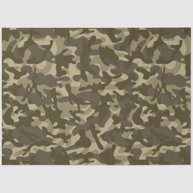 Central Camouflage Tissue Paper Seidenpapier (Vorderseite)