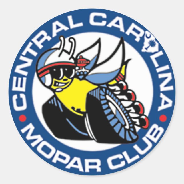 Central Carolina Mopar Club Sticker (Vorderseite)