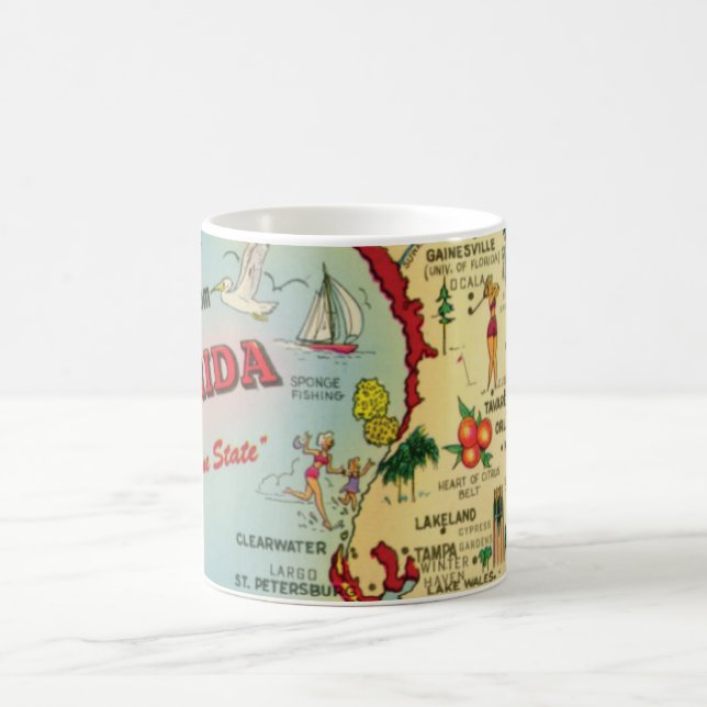 Central Florida Map Tasse (Mittel)