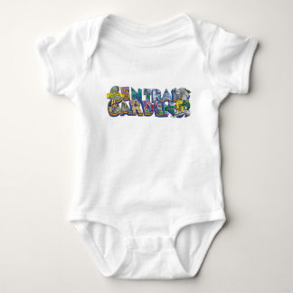 Central Gardens Mural Baby Bodysuit Strampler
