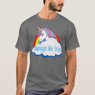 Central Intelligence Unicorn Rainbow Cloud Freund T-Shirt