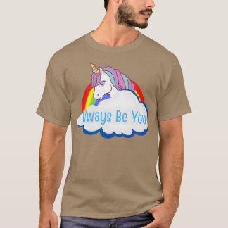 Central Intelligence Unicorn Rainbow Cloud Freund T-Shirt