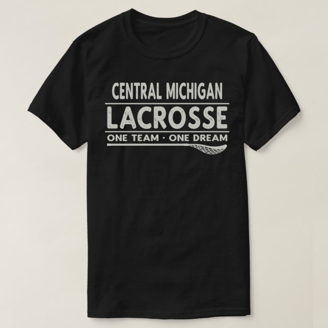 Central Michigan Lacrosse One Team One Dream T-Shirt (Design vorne)