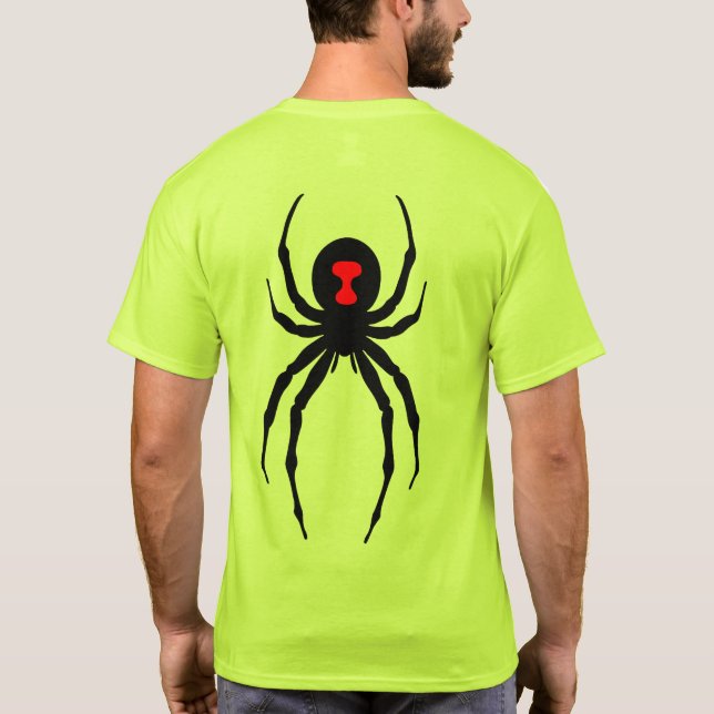 Central New Jersey Chapter - Black Widow T-Shirt (Rückseite)