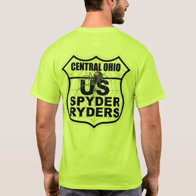 Central Ohio Kapitel - Logos 2-seitige Trans T-Shirt (Rückseite)