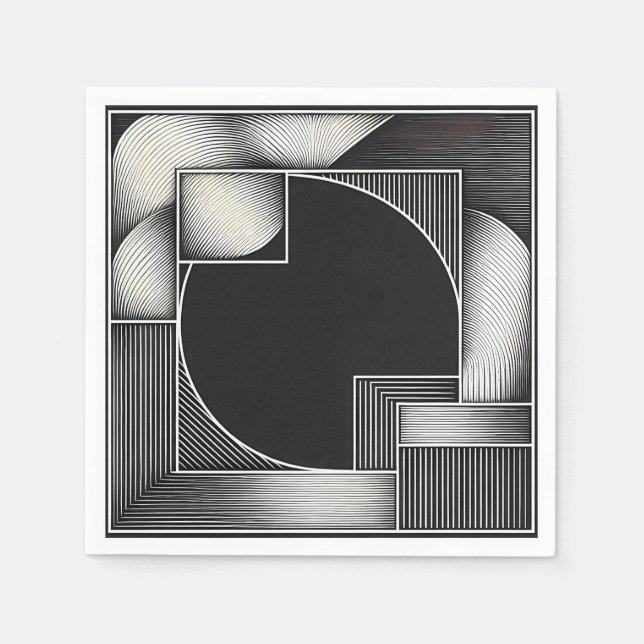 Central Orbit Structure Serviette (Vorderseite)