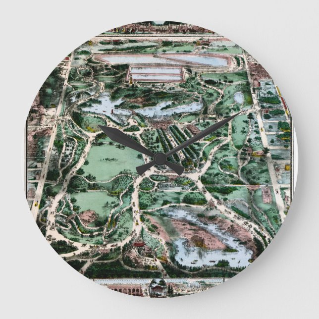 CENTRAL PARK, 1860 GROßE WANDUHR (Vorderseite)