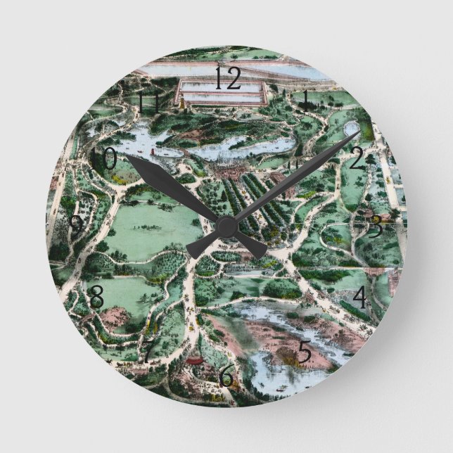 CENTRAL PARK, 1860 RUNDE WANDUHR (Vorderseite)