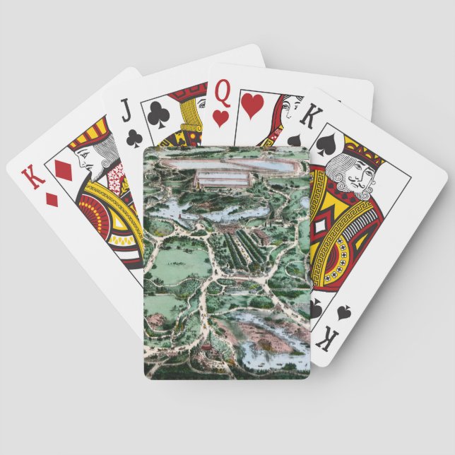CENTRAL PARK, 1860 SPIELKARTEN (Rückseite)