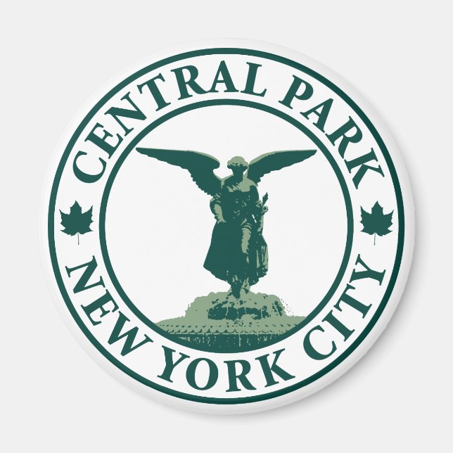 Central Park Angel Magnet (Vorne)