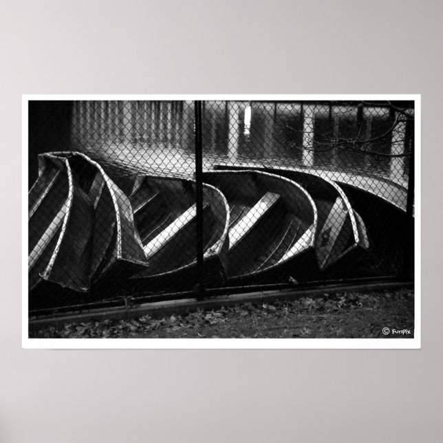 Central Park Boote Poster (Vorne)