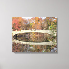 Central Park - Bow Bridge - Canvas Herbst Print Leinwanddruck
