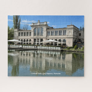 Central Park, Cluj-Napoca, Rumänien auf einer Puzzle