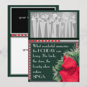 Central Park Flat 12x18 Holiday Card Feiertagskarte