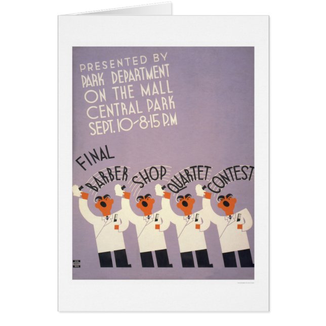 Central Park-Friseursalon WPA 1937 (Vorne)