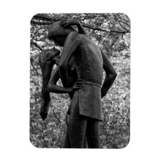 Central Park Herbst: Romeo & Julia Statue 01 B&W Magnet