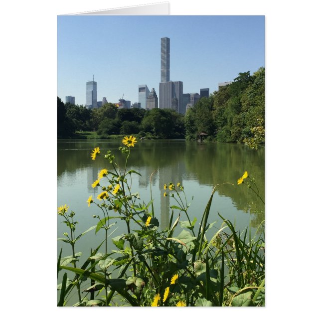 Central Park Lake Blume Skycraper New York NYC (Vorne)