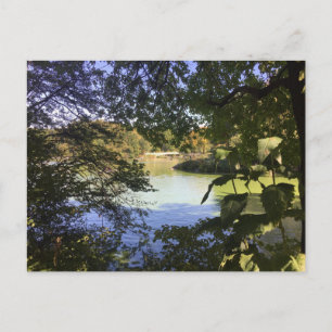 Central Park Lake New York City NYC Foto Postkarte