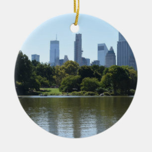Central Park Lake New York City NYC Fotografy Keramikornament