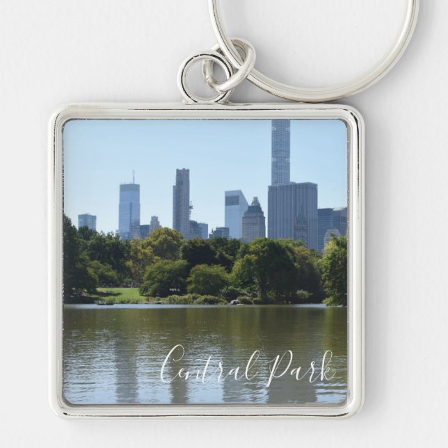 Central Park Lake New York City NYC Fotografy Schlüsselanhänger (Vorne)