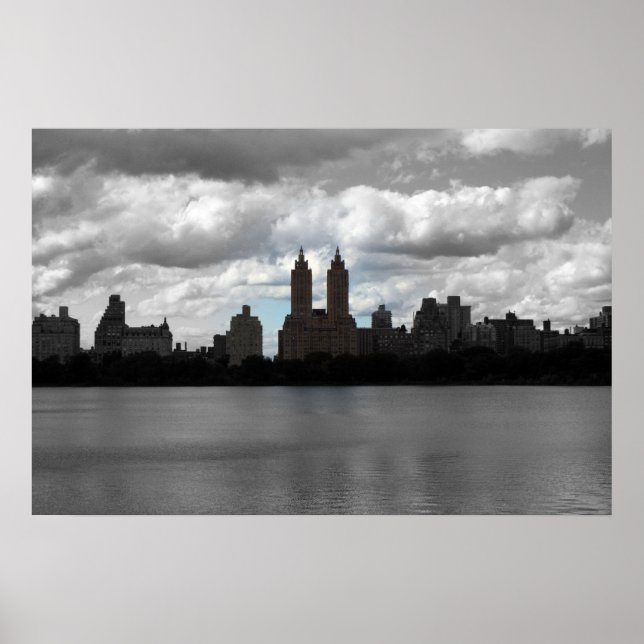 Central Park Lake Poster (Vorne)