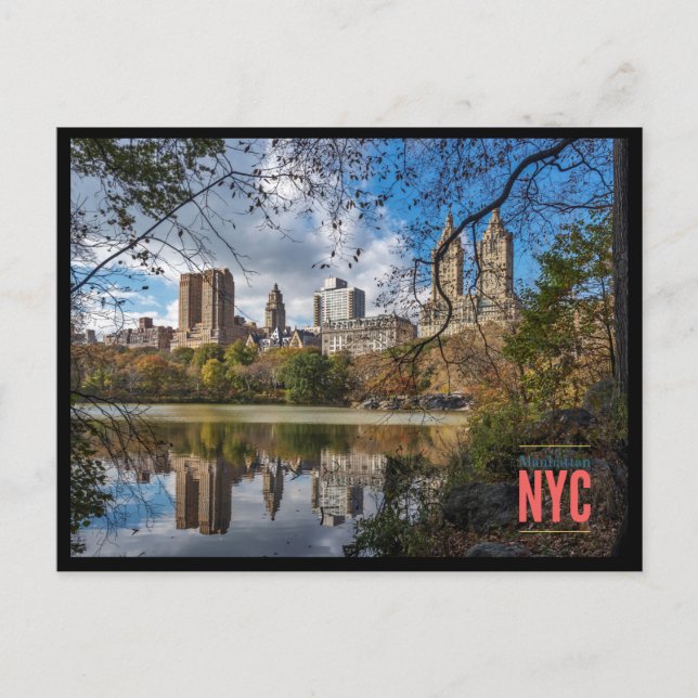 Central Park, Manhattan, New York City Postcard Postkarte (Vorderseite)