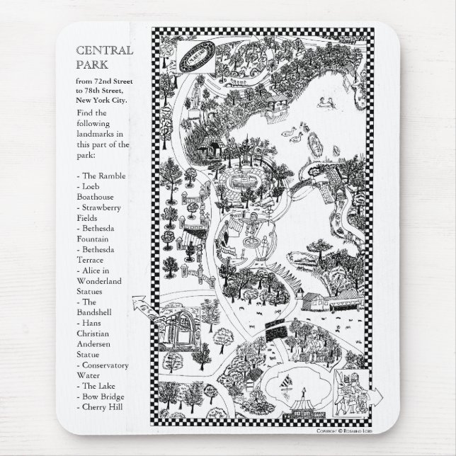 Central Park Mousepad (Vorne)