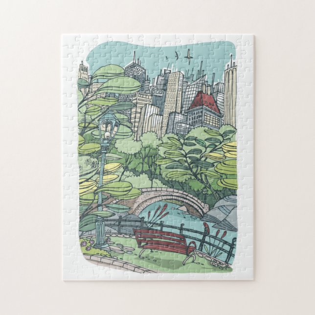 Central Park | New York City, NY Puzzle (Vertikal)