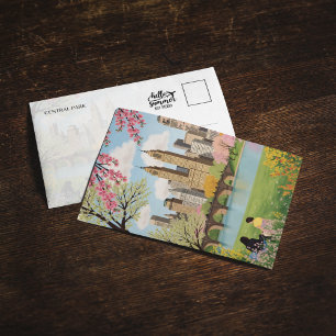 Central Park New York City Postcard Einladung
