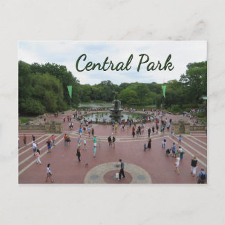 Central Park New York City Postcard Postkarte