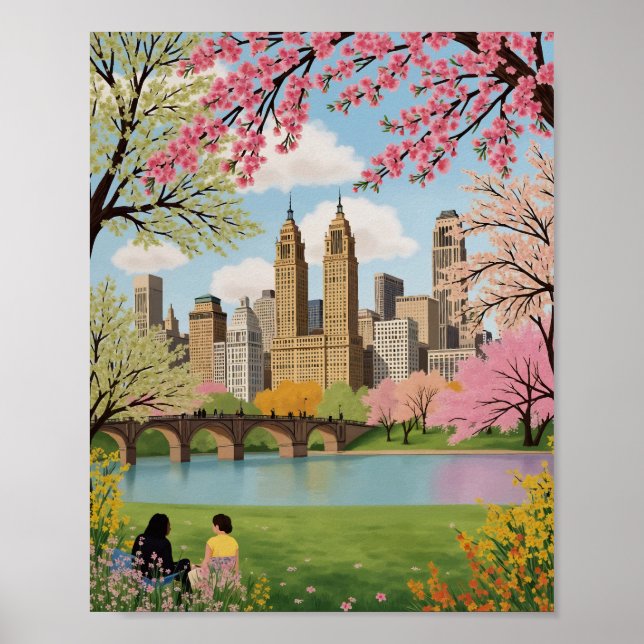 Central Park New York City Poster (Vorne)