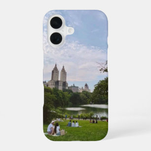 Central Park New York City Skyline & See Szenerie iPhone 16 Hülle