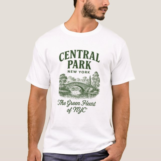 Central Park New York T-Shirt (Vorderseite)
