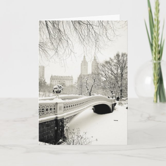 Central Park - New- Yorkfeiertag Feiertagskarte (Vorderseite)