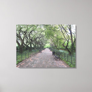 Central Park NYC Conservatory Garden Foto Leinwand